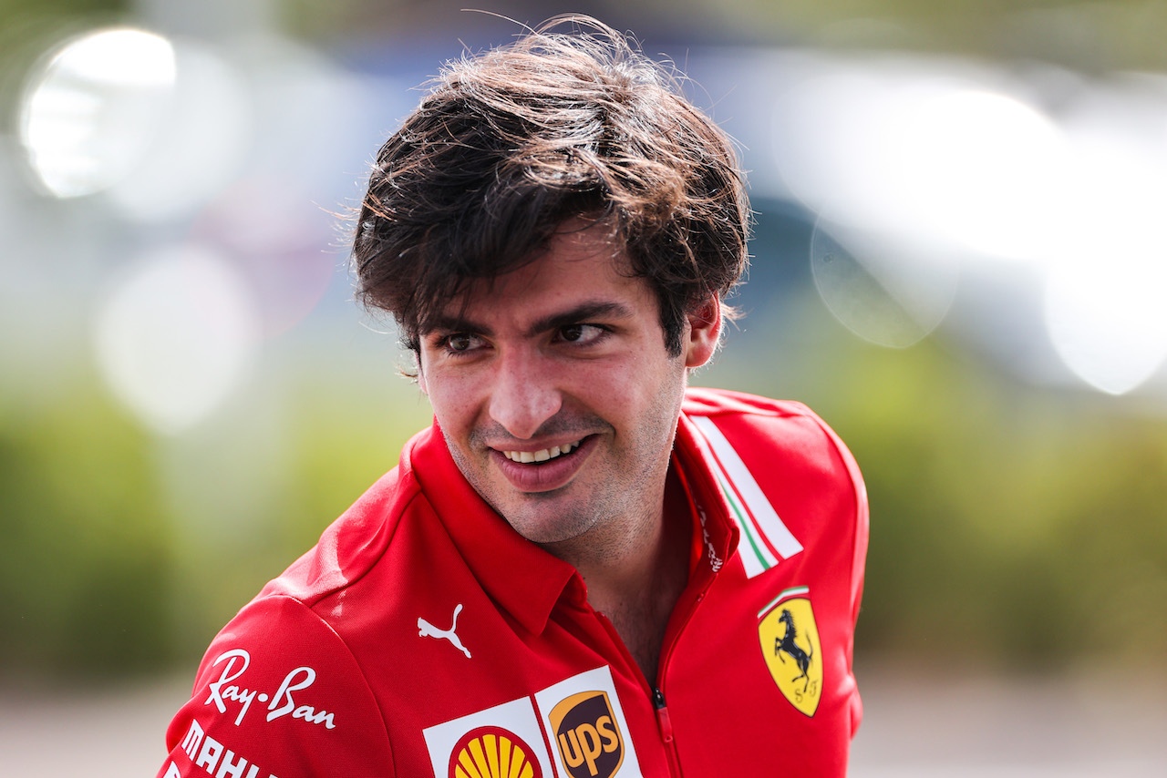 GP FRANCIA, Carlos Sainz Jr (ESP), Ferrari 
19.06.2021. Formula 1 World Championship, Rd 7, French Grand Prix, Paul Ricard, France, Qualifiche Day.
- www.xpbimages.com, EMail: requests@xpbimages.com ¬© Copyright: Charniaux / XPB Images