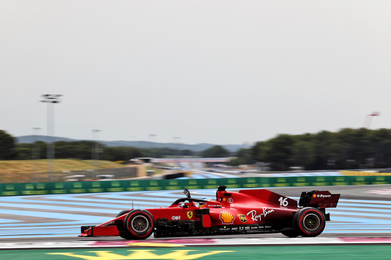 GP FRANCIA, Charles Leclerc (MON) Ferrari SF-21.
19.06.2021. Formula 1 World Championship, Rd 7, French Grand Prix, Paul Ricard, France, Qualifiche Day.
- www.xpbimages.com, EMail: requests@xpbimages.com © Copyright: Charniaux / XPB Images