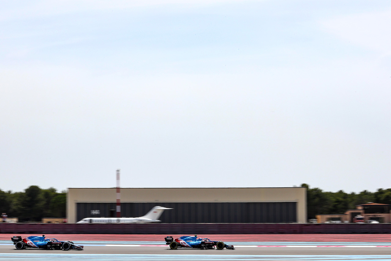 GP FRANCIA, Esteban Ocon (FRA), Alpine F1 Team 
18.06.2021. Formula 1 World Championship, Rd 7, French Grand Prix, Paul Ricard, France, Practice Day.
- www.xpbimages.com, EMail: requests@xpbimages.com ¬© Copyright: Charniaux / XPB Images