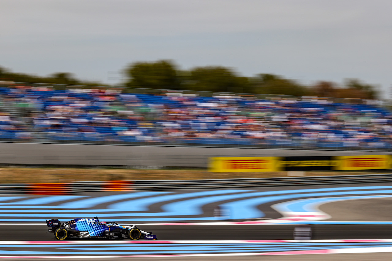 GP FRANCIA, George Russell (GBR), Williams Racing 
18.06.2021. Formula 1 World Championship, Rd 7, French Grand Prix, Paul Ricard, France, Practice Day.
- www.xpbimages.com, EMail: requests@xpbimages.com © Copyright: Charniaux / XPB Images
