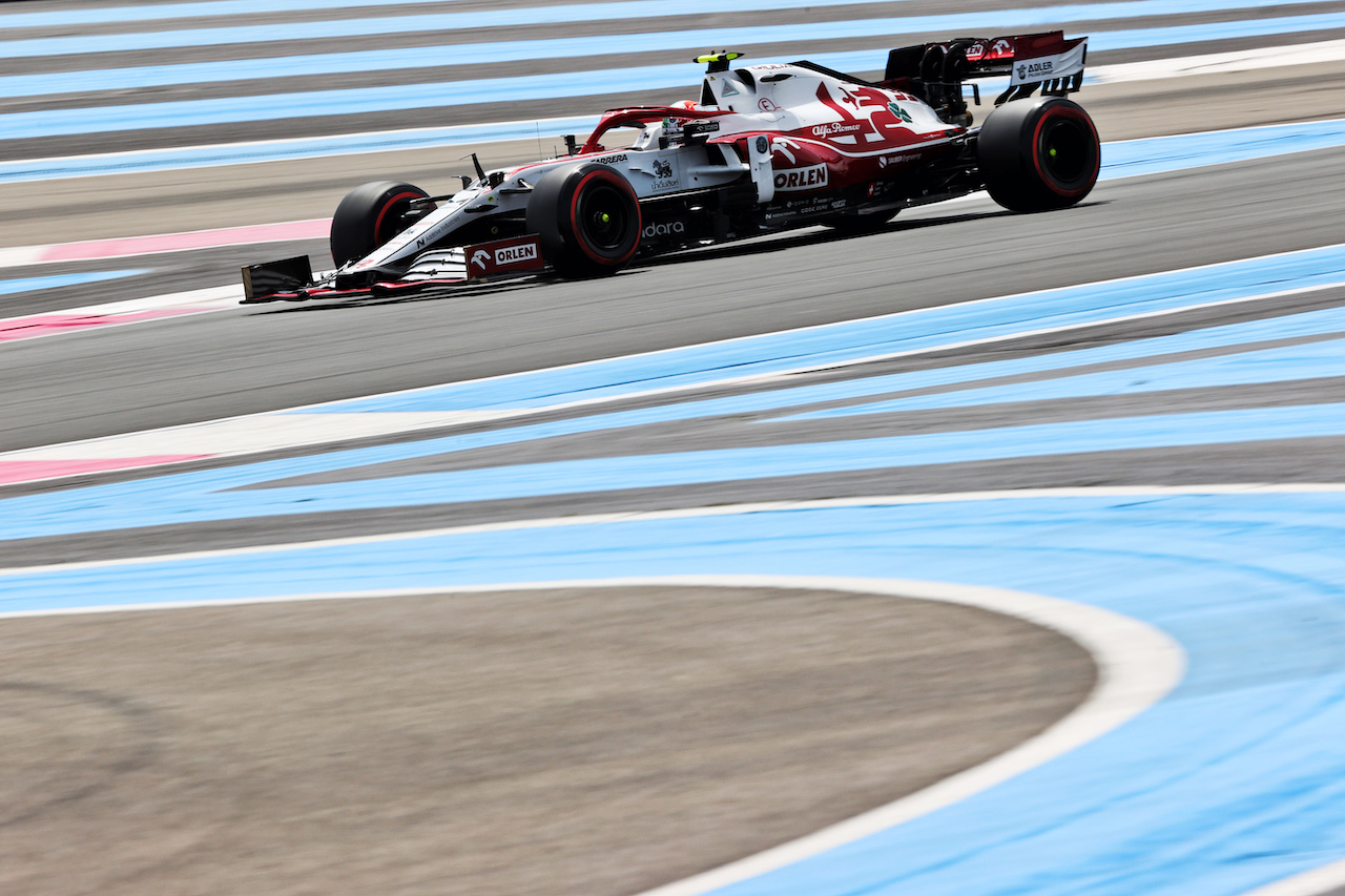 GP FRANCIA, Antonio Giovinazzi (ITA) Alfa Romeo Racing C41.
18.06.2021. Formula 1 World Championship, Rd 7, French Grand Prix, Paul Ricard, France, Practice Day.
- www.xpbimages.com, EMail: requests@xpbimages.com © Copyright: Batchelor / XPB Images