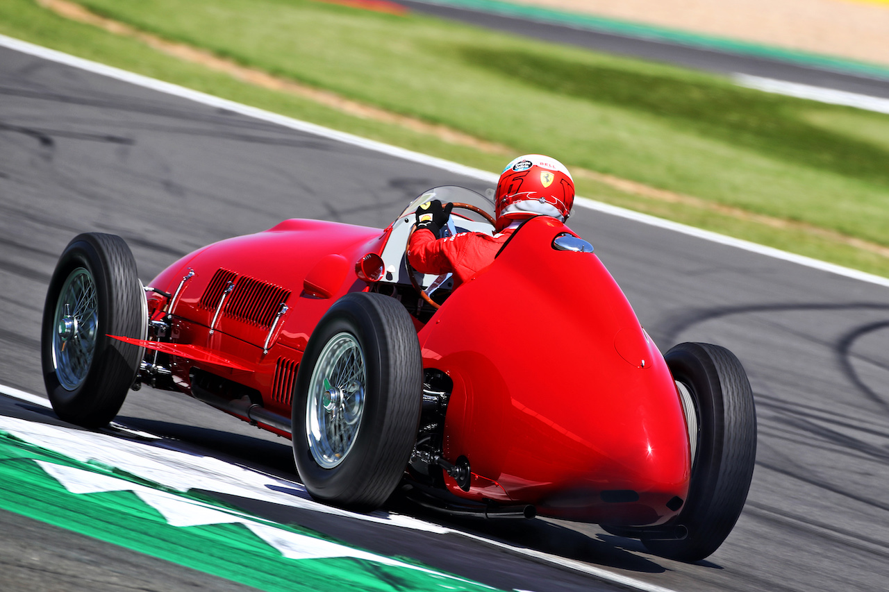 GP GRAN BRETAGNA, Charles Leclerc (MON) Ferrari laps in a vintage F1 Ferrari.
18.07.2021. Formula 1 World Championship, Rd 10, British Grand Prix, Silverstone, England, Gara Day.
 - www.xpbimages.com, EMail: requests@xpbimages.com © Copyright: Davenport / XPB Images