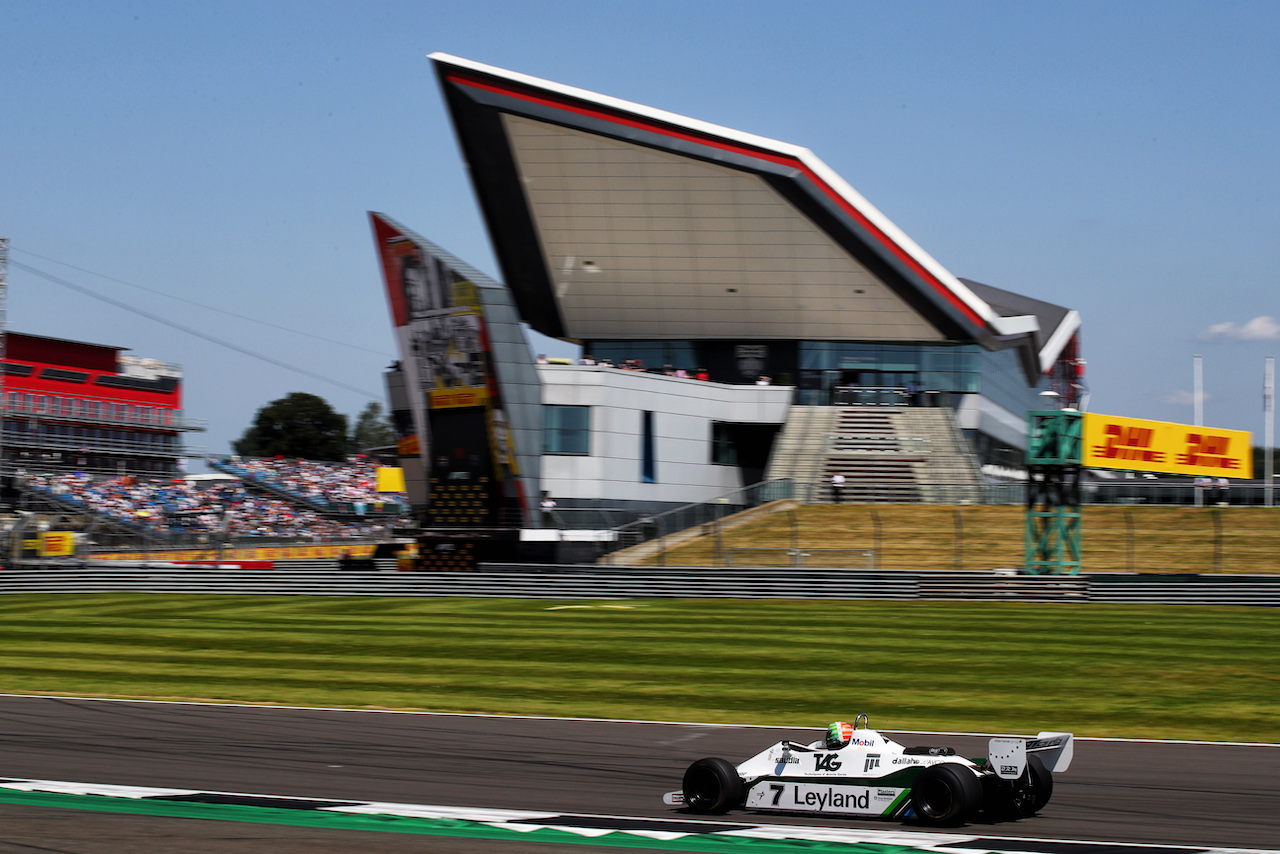 GP GRAN BRETAGNA, A historic Williams.
18.07.2021. Formula 1 World Championship, Rd 10, British Grand Prix, Silverstone, England, Gara Day.
 - www.xpbimages.com, EMail: requests@xpbimages.com © Copyright: Davenport / XPB Images