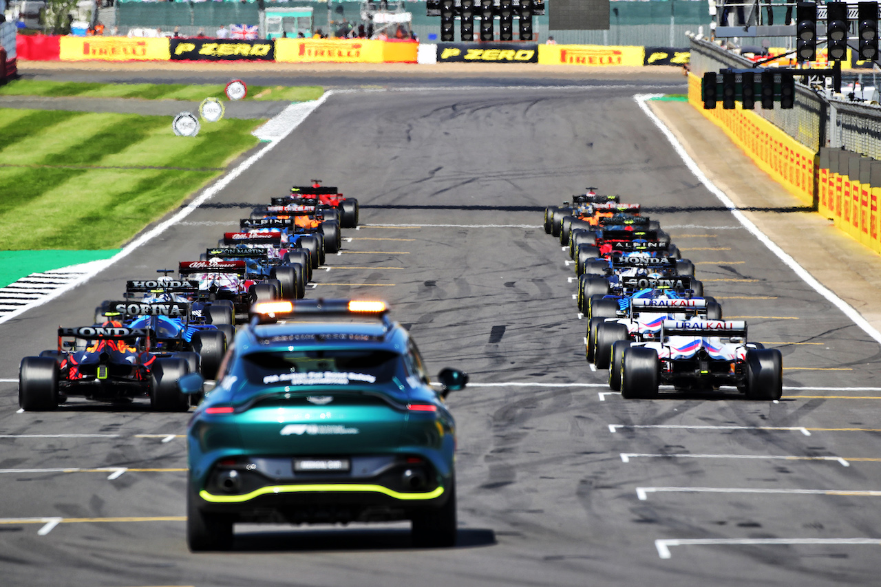 GP GRAN BRETAGNA, The repartenza of the race.
18.07.2021. Formula 1 World Championship, Rd 10, British Grand Prix, Silverstone, England, Gara Day.
 - www.xpbimages.com, EMail: requests@xpbimages.com © Copyright: Davenport / XPB Images