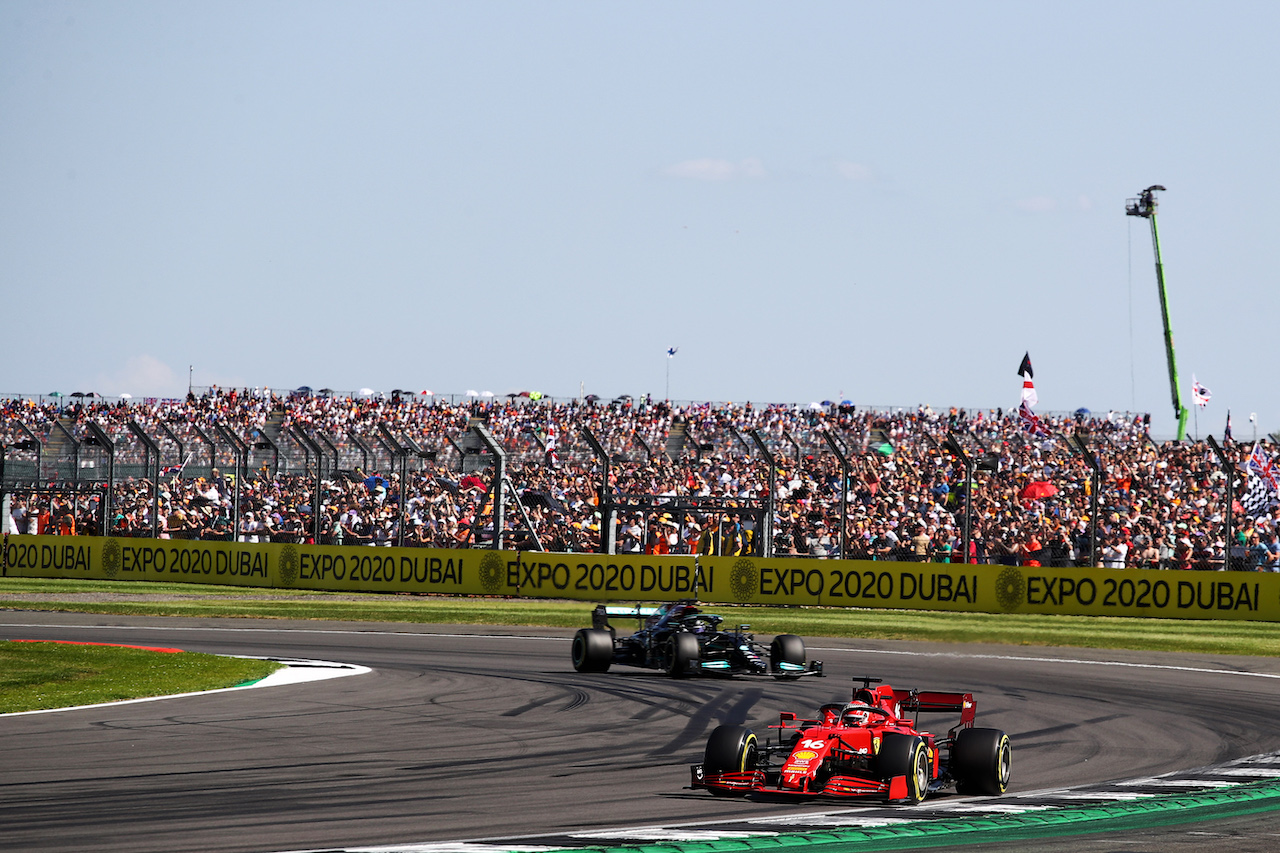 GP GRAN BRETAGNA, Charles Leclerc (MON) Ferrari SF-21.
18.07.2021. Formula 1 World Championship, Rd 10, British Grand Prix, Silverstone, England, Gara Day.
 - www.xpbimages.com, EMail: requests@xpbimages.com © Copyright: Davenport / XPB Images