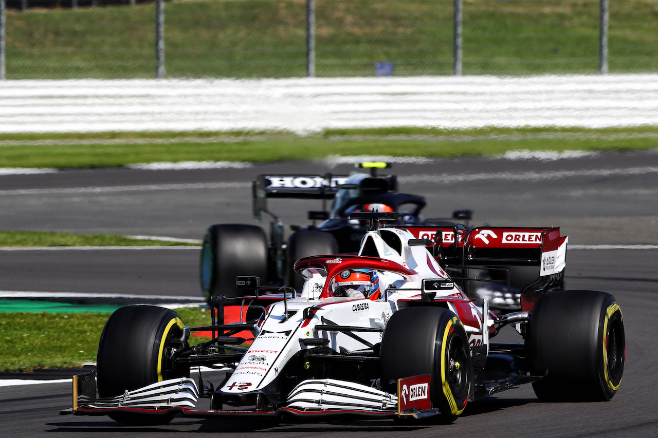 GP GRAN BRETAGNA, Kimi Raikkonen (FIN) Alfa Romeo Racing C41.
18.07.2021. Formula 1 World Championship, Rd 10, British Grand Prix, Silverstone, England, Gara Day.
 - www.xpbimages.com, EMail: requests@xpbimages.com © Copyright: Davenport / XPB Images