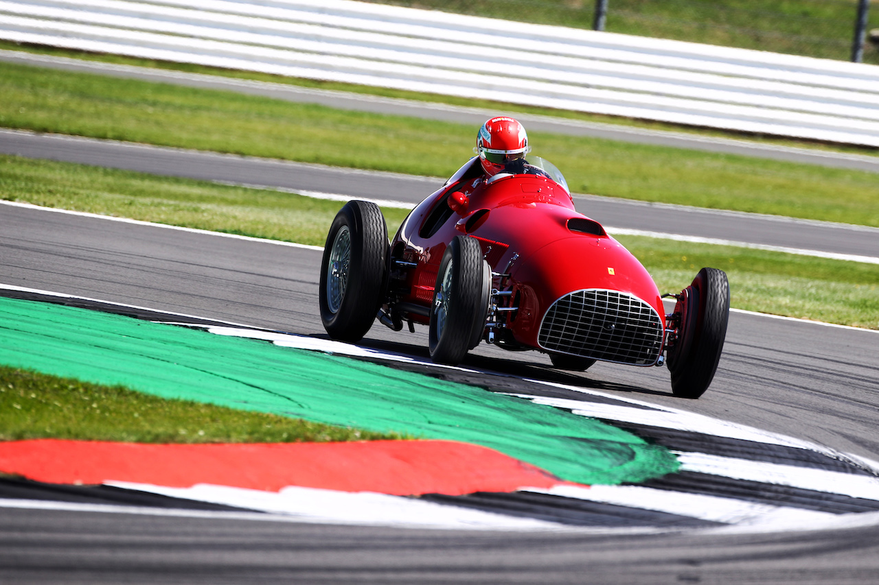 GP GRAN BRETAGNA, Charles Leclerc (MON) Ferrari laps in a vintage F1 Ferrari.
18.07.2021. Formula 1 World Championship, Rd 10, British Grand Prix, Silverstone, England, Gara Day.
 - www.xpbimages.com, EMail: requests@xpbimages.com © Copyright: Davenport / XPB Images