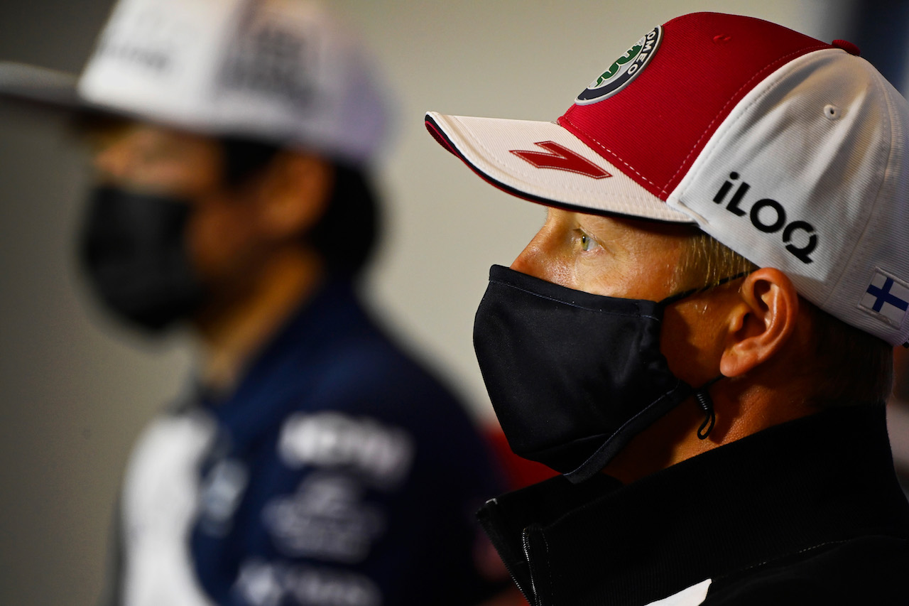 GP GRAN BRETAGNA, Kimi Raikkonen (FIN) Alfa Romeo Racing in the FIA Press Conference.
15.07.2021. Formula 1 World Championship, Rd 10, British Grand Prix, Silverstone, England, Preparation Day.
- www.xpbimages.com, EMail: requests@xpbimages.com © Copyright: FIA Pool Image for Editorial Use Only