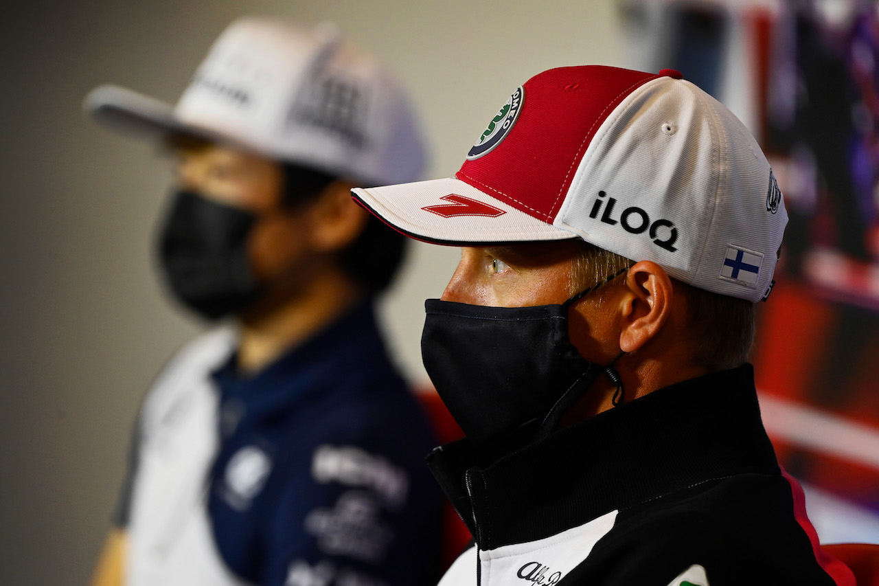 GP GRAN BRETAGNA, Kimi Raikkonen (FIN) Alfa Romeo Racing in the FIA Press Conference.
15.07.2021. Formula 1 World Championship, Rd 10, British Grand Prix, Silverstone, England, Preparation Day.
- www.xpbimages.com, EMail: requests@xpbimages.com © Copyright: FIA Pool Image for Editorial Use Only