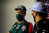 GP GRAN BRETAGNA, (L to R): Sebastian Vettel (GER) Aston Martin F1 Team e Esteban Ocon (FRA) Alpine F1 Team in the FIA Press Conference.
15.07.2021. Formula 1 World Championship, Rd 10, British Grand Prix, Silverstone, England, Preparation Day.
- www.xpbimages.com, EMail: requests@xpbimages.com © Copyright: FIA Pool Image for Editorial Use Only