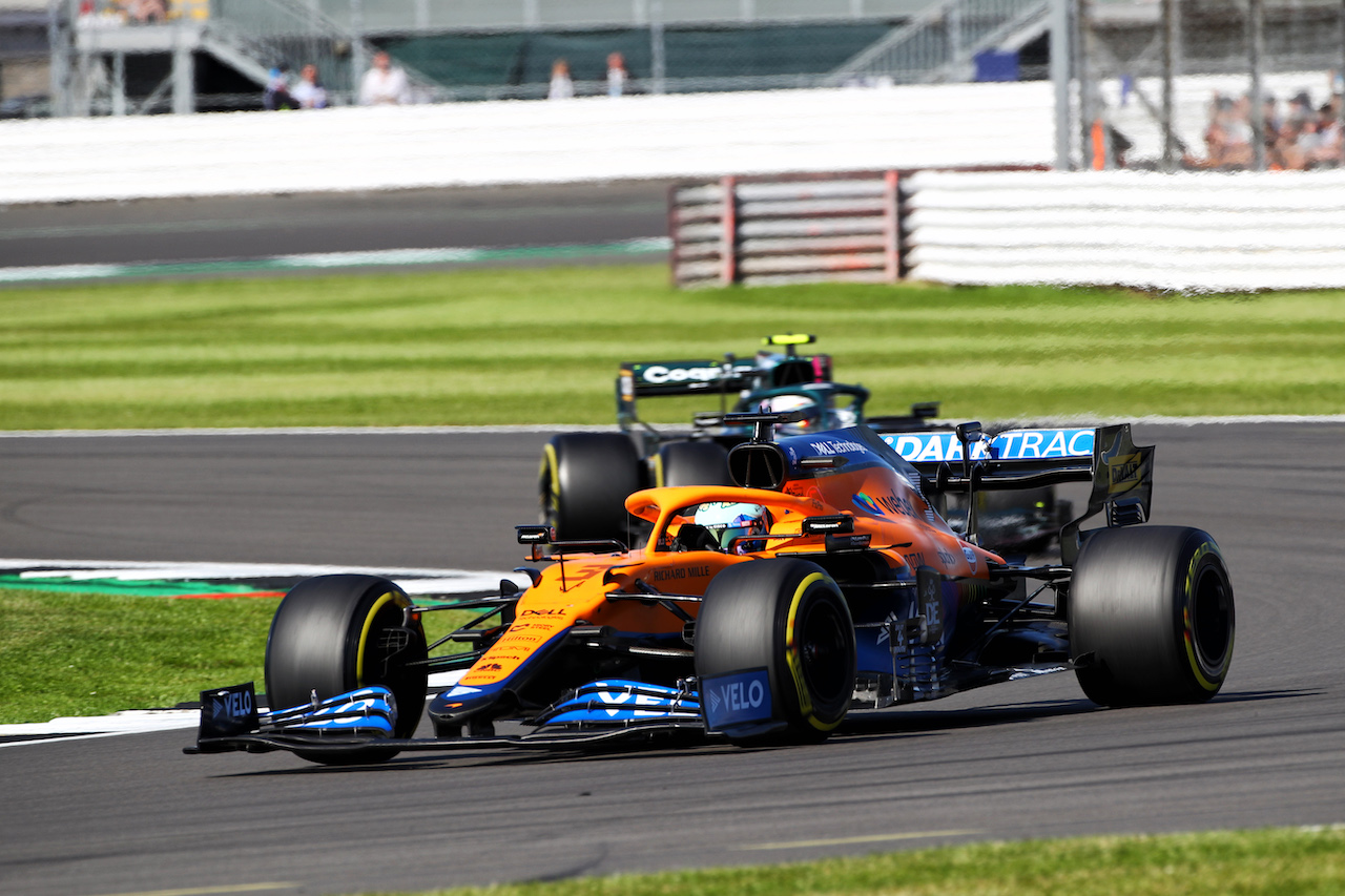 GP GRAN BRETAGNA, Daniel Ricciardo (AUS) McLaren MCL35M.
17.07.2021. Formula 1 World Championship, Rd 10, British Grand Prix, Silverstone, England, Qualifiche Day.
 - www.xpbimages.com, EMail: requests@xpbimages.com © Copyright: Davenport / XPB Images