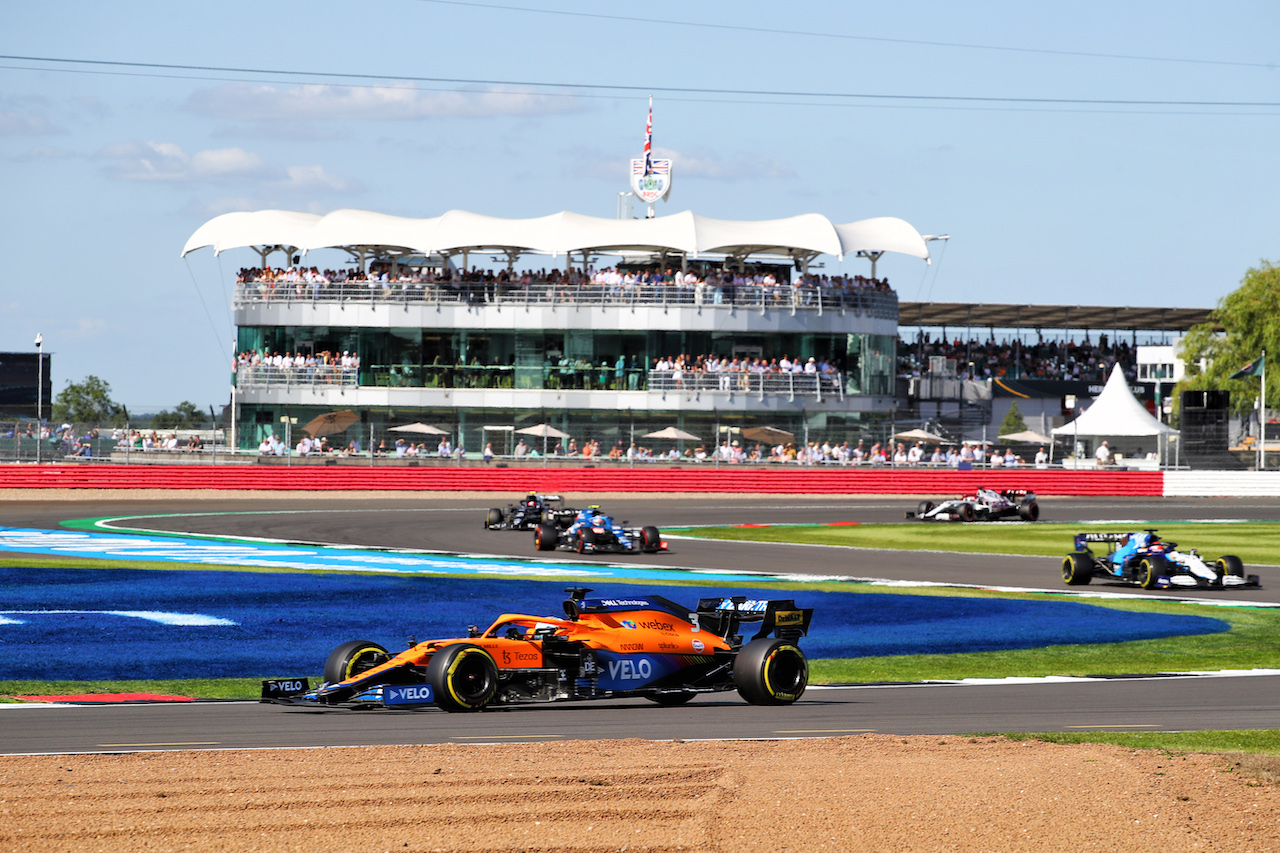 GP GRAN BRETAGNA, Daniel Ricciardo (AUS) McLaren MCL35M.
17.07.2021. Formula 1 World Championship, Rd 10, British Grand Prix, Silverstone, England, Qualifiche Day.
 - www.xpbimages.com, EMail: requests@xpbimages.com © Copyright: Davenport / XPB Images