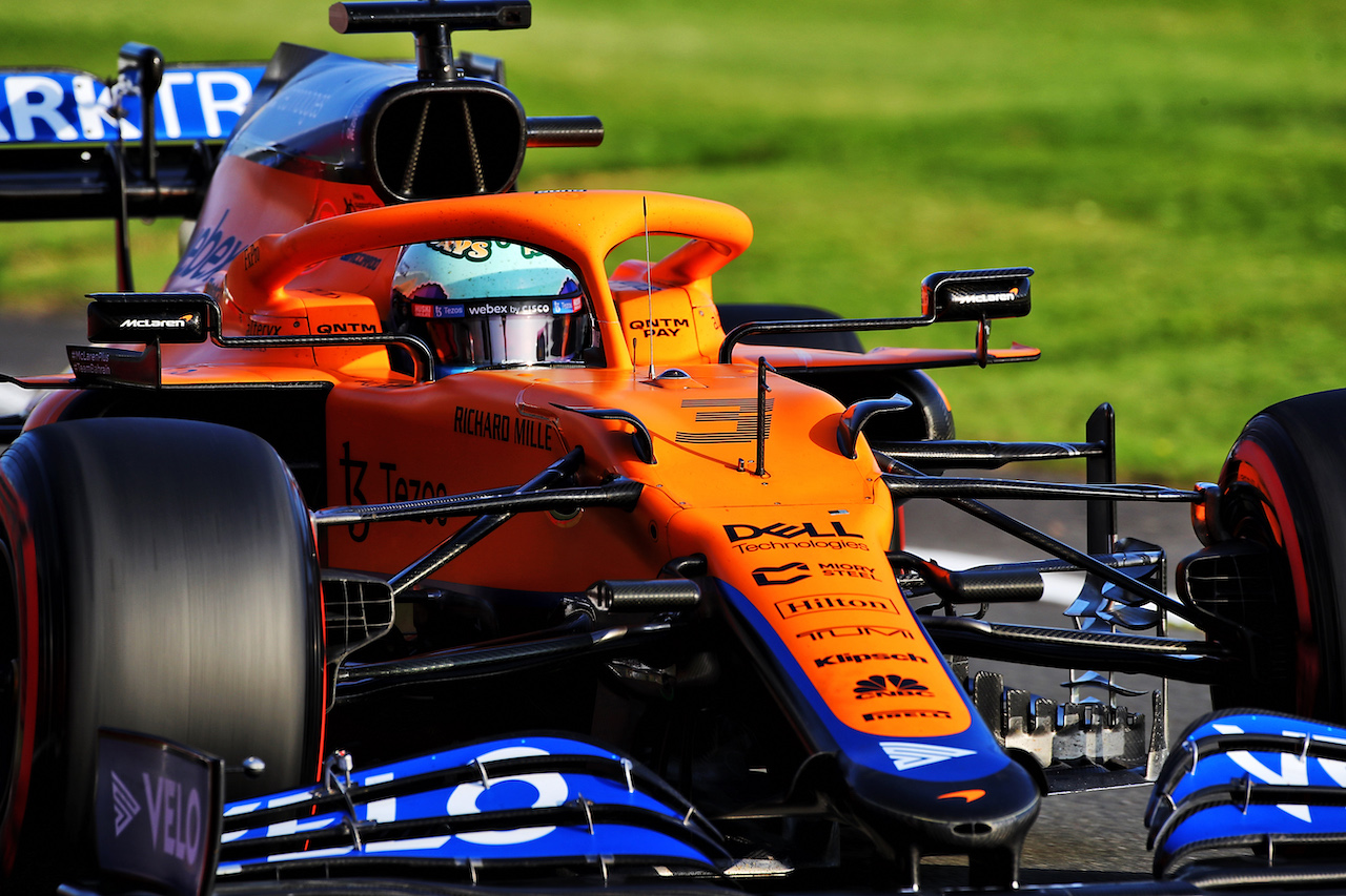 GP GRAN BRETAGNA, Daniel Ricciardo (AUS) McLaren MCL35M.
16.07.2021. Formula 1 World Championship, Rd 10, British Grand Prix, Silverstone, England, Practice Day.
 - www.xpbimages.com, EMail: requests@xpbimages.com © Copyright: Davenport / XPB Images
