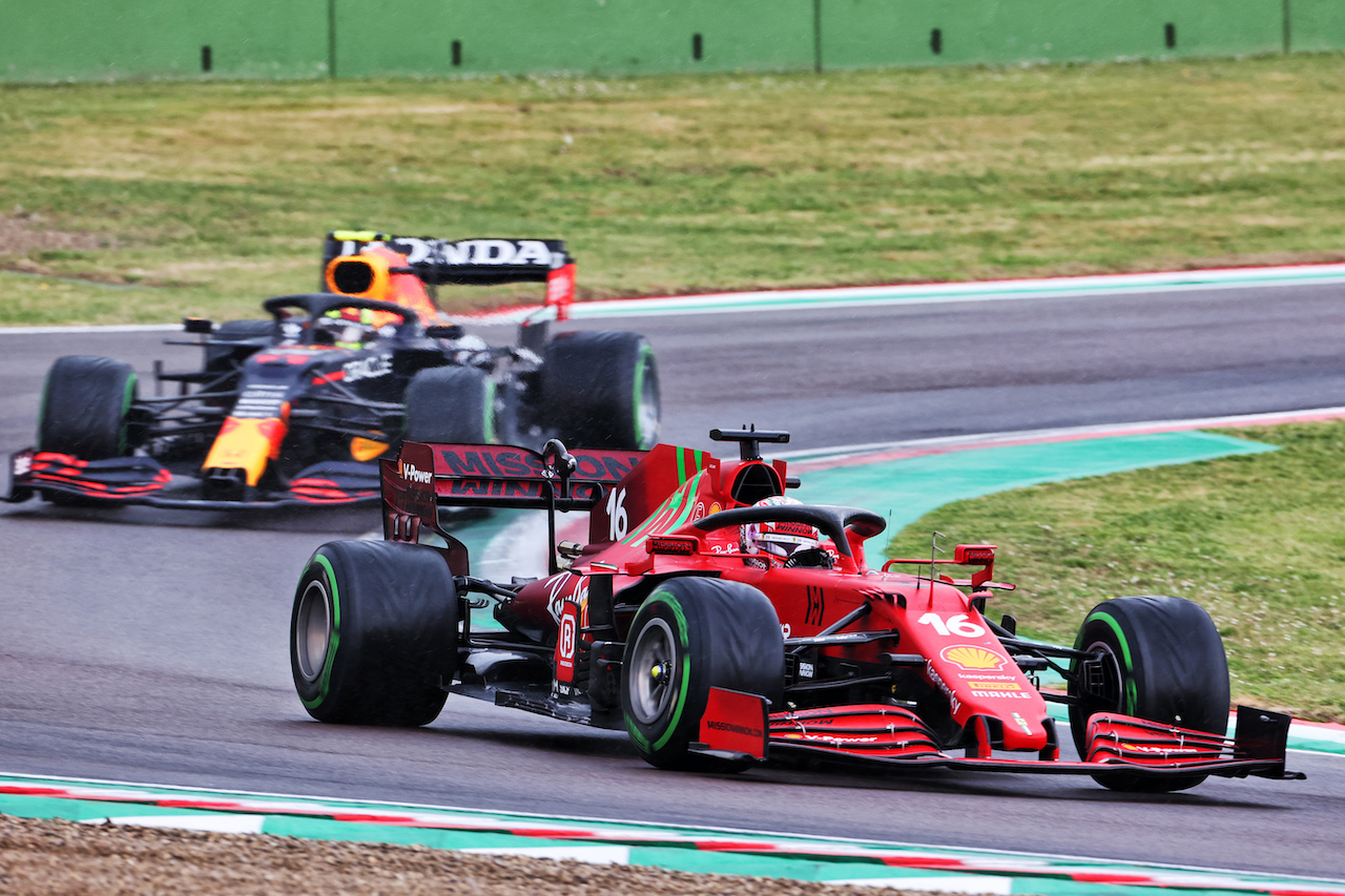 GP IMOLA, Charles Leclerc (MON) Ferrari SF-21.
18.04.2021. Formula 1 World Championship, Rd 2, Emilia Romagna Grand Prix, Imola, Italy, Gara Day.
- www.xpbimages.com, EMail: requests@xpbimages.com © Copyright: Charniaux / XPB Images