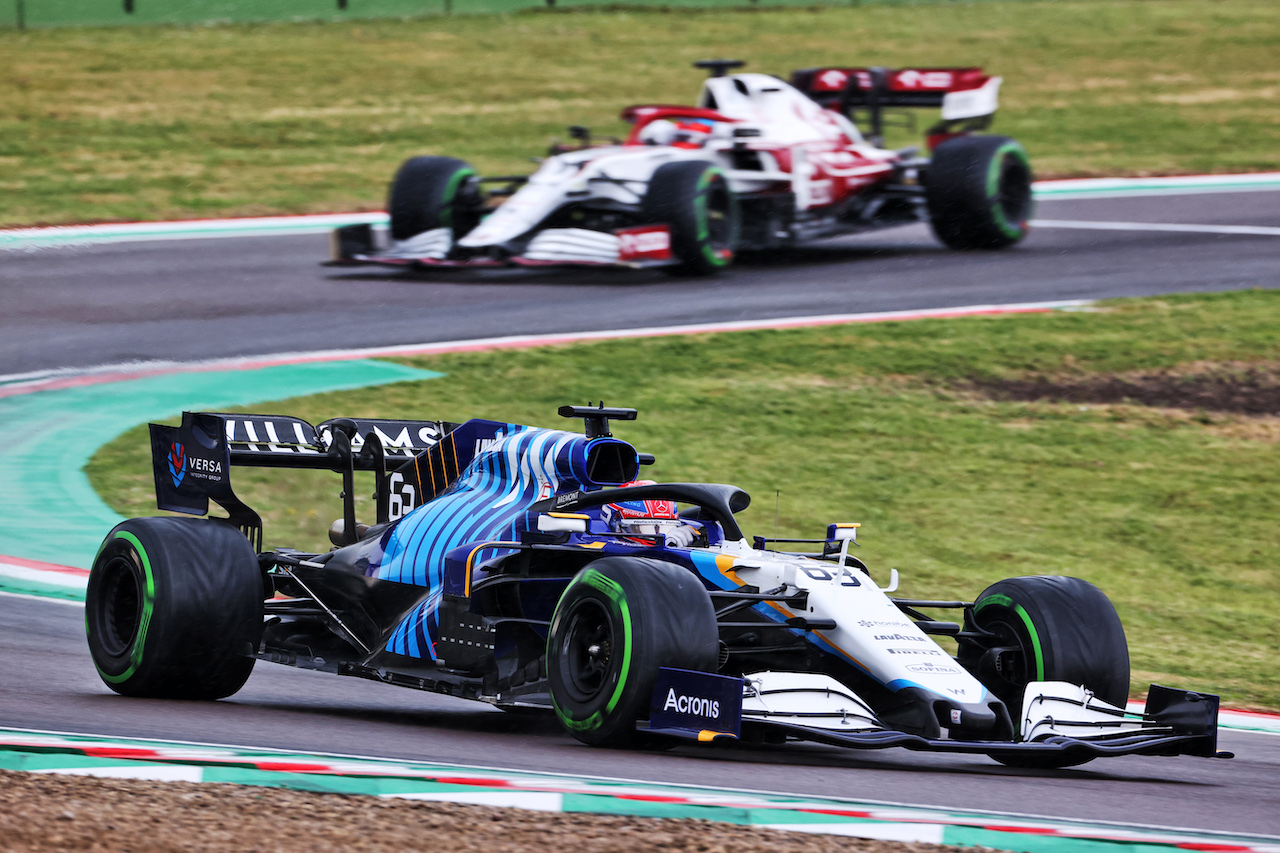 GP IMOLA, George Russell (GBR) Williams Racing FW43B.
18.04.2021. Formula 1 World Championship, Rd 2, Emilia Romagna Grand Prix, Imola, Italy, Gara Day.
- www.xpbimages.com, EMail: requests@xpbimages.com © Copyright: Charniaux / XPB Images