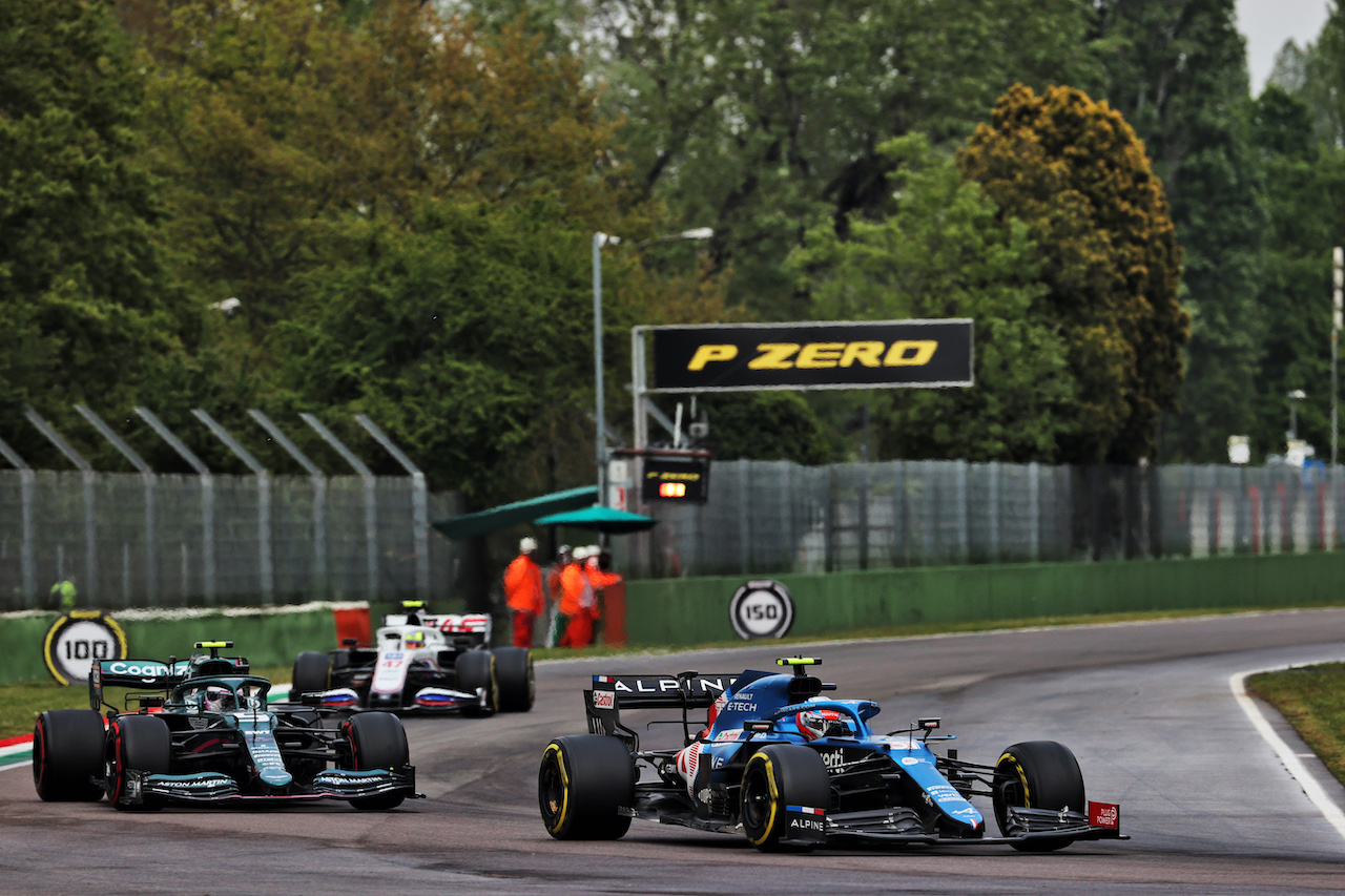 GP IMOLA, Esteban Ocon (FRA) Alpine F1 Team A521.
18.04.2021. Formula 1 World Championship, Rd 2, Emilia Romagna Grand Prix, Imola, Italy, Gara Day.
- www.xpbimages.com, EMail: requests@xpbimages.com © Copyright: Batchelor / XPB Images