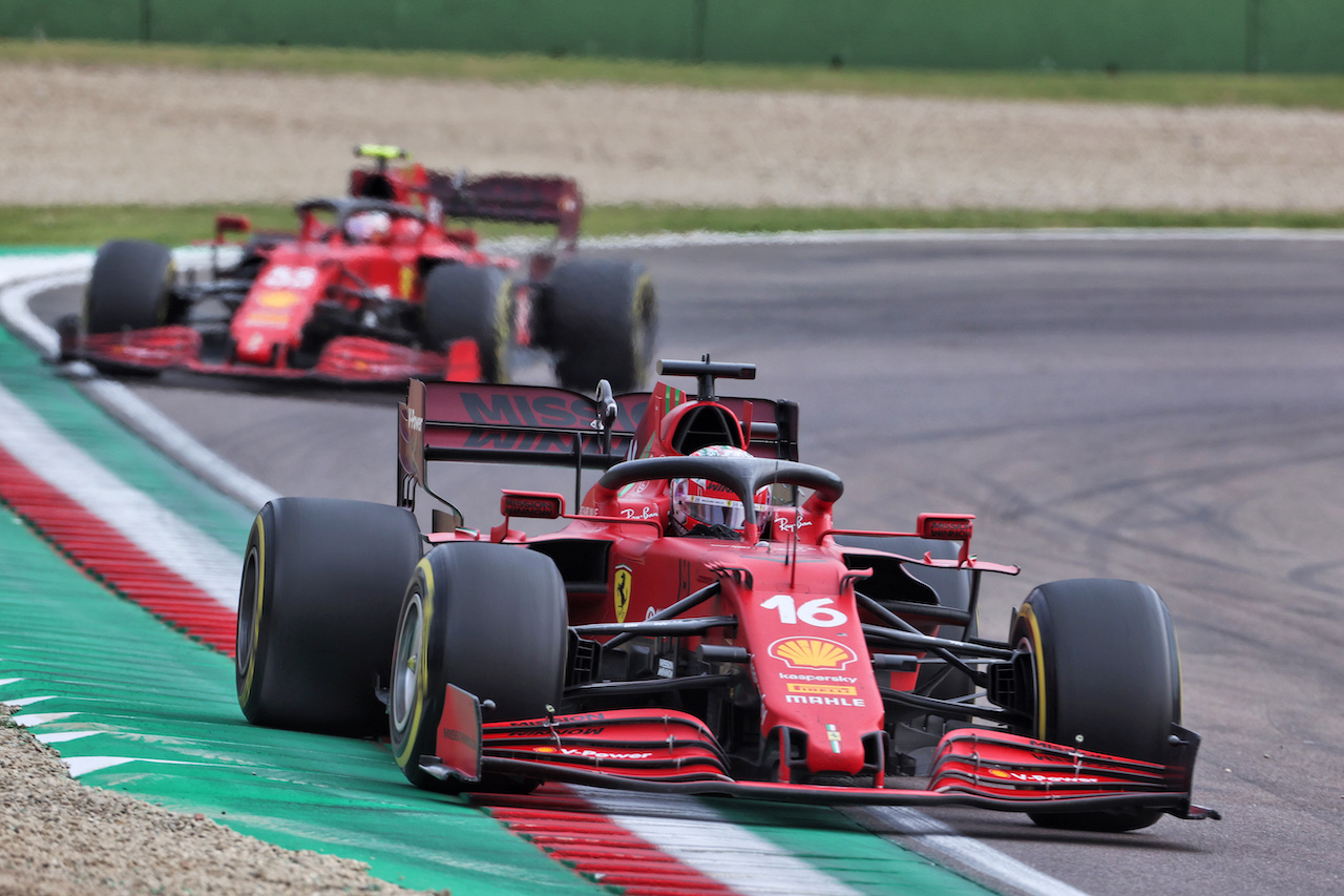 GP IMOLA, Charles Leclerc (MON) Ferrari SF-21.
18.04.2021. Formula 1 World Championship, Rd 2, Emilia Romagna Grand Prix, Imola, Italy, Gara Day.
- www.xpbimages.com, EMail: requests@xpbimages.com © Copyright: Charniaux / XPB Images