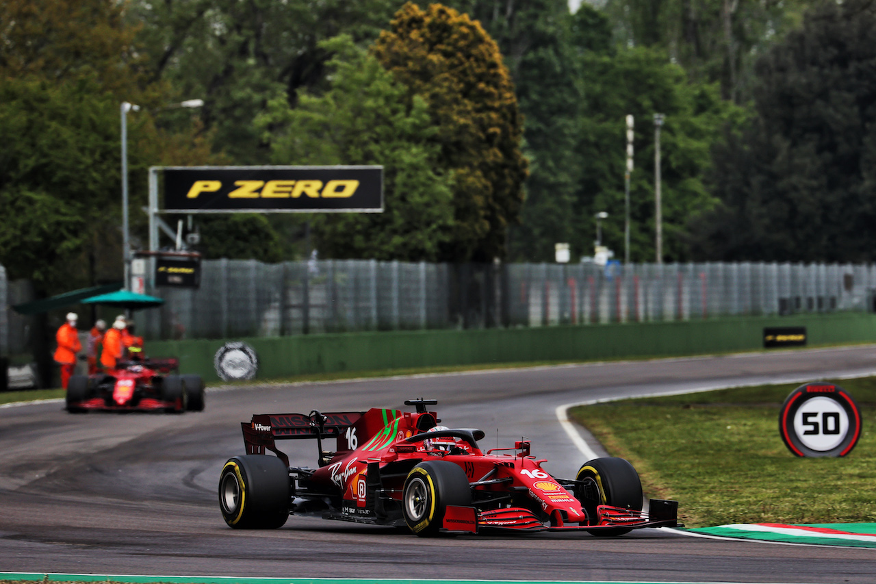 GP IMOLA, Charles Leclerc (MON) Ferrari SF-21.
18.04.2021. Formula 1 World Championship, Rd 2, Emilia Romagna Grand Prix, Imola, Italy, Gara Day.
- www.xpbimages.com, EMail: requests@xpbimages.com © Copyright: Batchelor / XPB Images