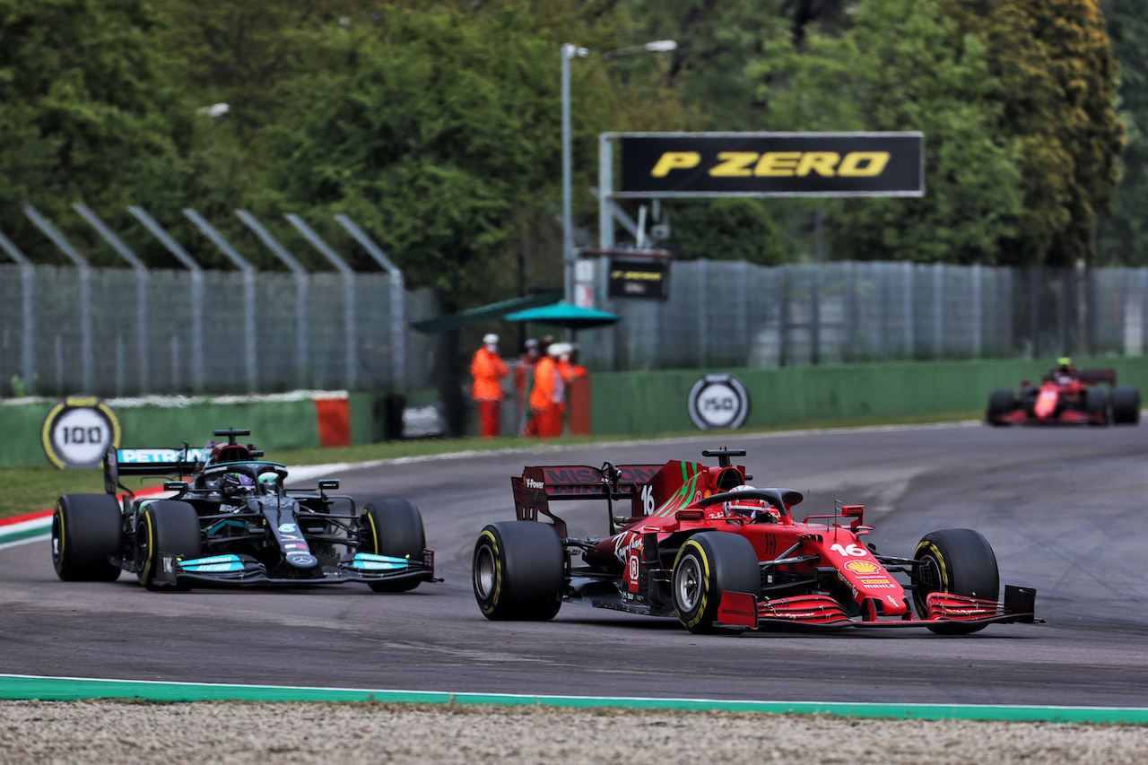 GP IMOLA, Charles Leclerc (MON) Ferrari SF-21.
18.04.2021. Formula 1 World Championship, Rd 2, Emilia Romagna Grand Prix, Imola, Italy, Gara Day.
- www.xpbimages.com, EMail: requests@xpbimages.com © Copyright: Batchelor / XPB Images