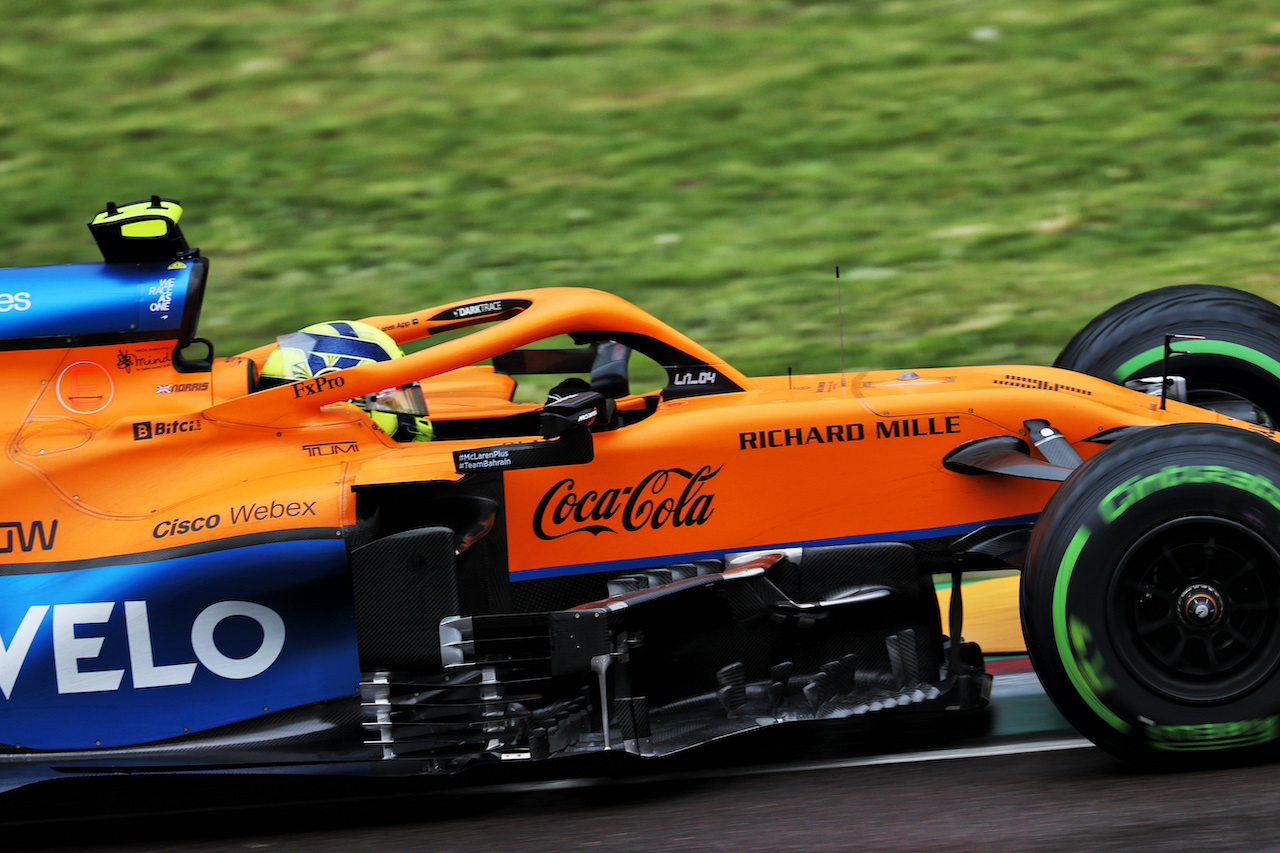 GP IMOLA, Lando Norris (GBR) McLaren MCL35M.
18.04.2021. Formula 1 World Championship, Rd 2, Emilia Romagna Grand Prix, Imola, Italy, Gara Day.
- www.xpbimages.com, EMail: requests@xpbimages.com © Copyright: Batchelor / XPB Images