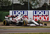 GP IMOLA, Kimi Raikkonen (FIN) Alfa Romeo Racing C41 rejoins the circuit.
18.04.2021. Formula 1 World Championship, Rd 2, Emilia Romagna Grand Prix, Imola, Italy, Gara Day.
- www.xpbimages.com, EMail: requests@xpbimages.com © Copyright: Batchelor / XPB Images