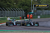 GP IMOLA, (L to R): Lance Stroll (CDN) Aston Martin F1 Team AMR21 e Lewis Hamilton (GBR) Mercedes AMG F1 W12 battle for position.
18.04.2021. Formula 1 World Championship, Rd 2, Emilia Romagna Grand Prix, Imola, Italy, Gara Day.
- www.xpbimages.com, EMail: requests@xpbimages.com © Copyright: Batchelor / XPB Images
