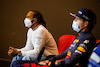 GP IMOLA, (L to R): Lewis Hamilton (GBR) Mercedes AMG F1 e Max Verstappen (NLD) Red Bull Racing in the post race FIA Press Conference.
18.04.2021. Formula 1 World Championship, Rd 2, Emilia Romagna Grand Prix, Imola, Italy, Gara Day.
- www.xpbimages.com, EMail: requests@xpbimages.com © Copyright: FIA Pool Image for Editorial Use Only