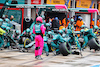 GP IMOLA, Lance Stroll (CDN) Aston Martin F1 Team AMR21 makes a pit stop.
18.04.2021. Formula 1 World Championship, Rd 2, Emilia Romagna Grand Prix, Imola, Italy, Gara Day.
- www.xpbimages.com, EMail: requests@xpbimages.com © Copyright: Moy / XPB Images