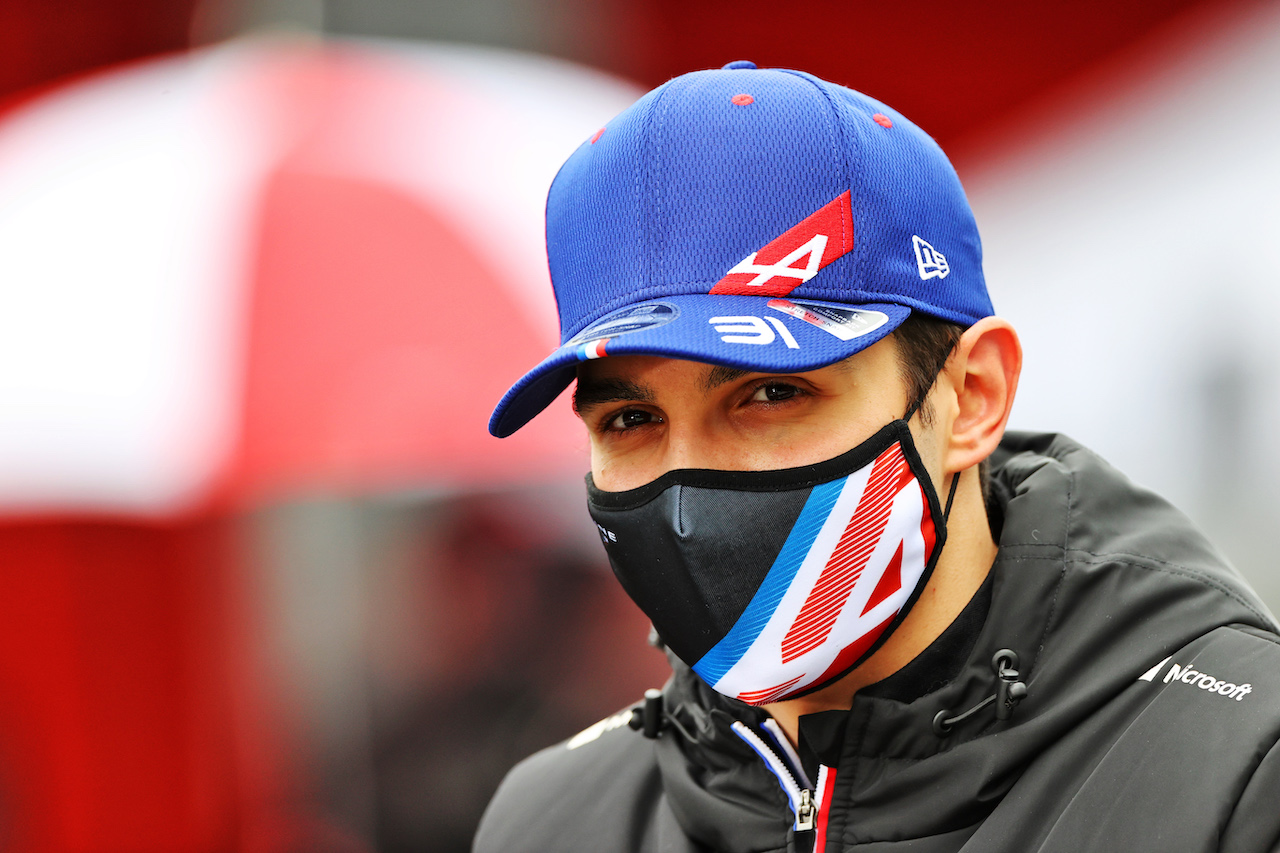 GP IMOLA, Esteban Ocon (FRA) Alpine F1 Team.
15.04.2021. Formula 1 World Championship, Rd 2, Emilia Romagna Grand Prix, Imola, Italy, Preparation Day.
- www.xpbimages.com, EMail: requests@xpbimages.com © Copyright: Moy / XPB Images