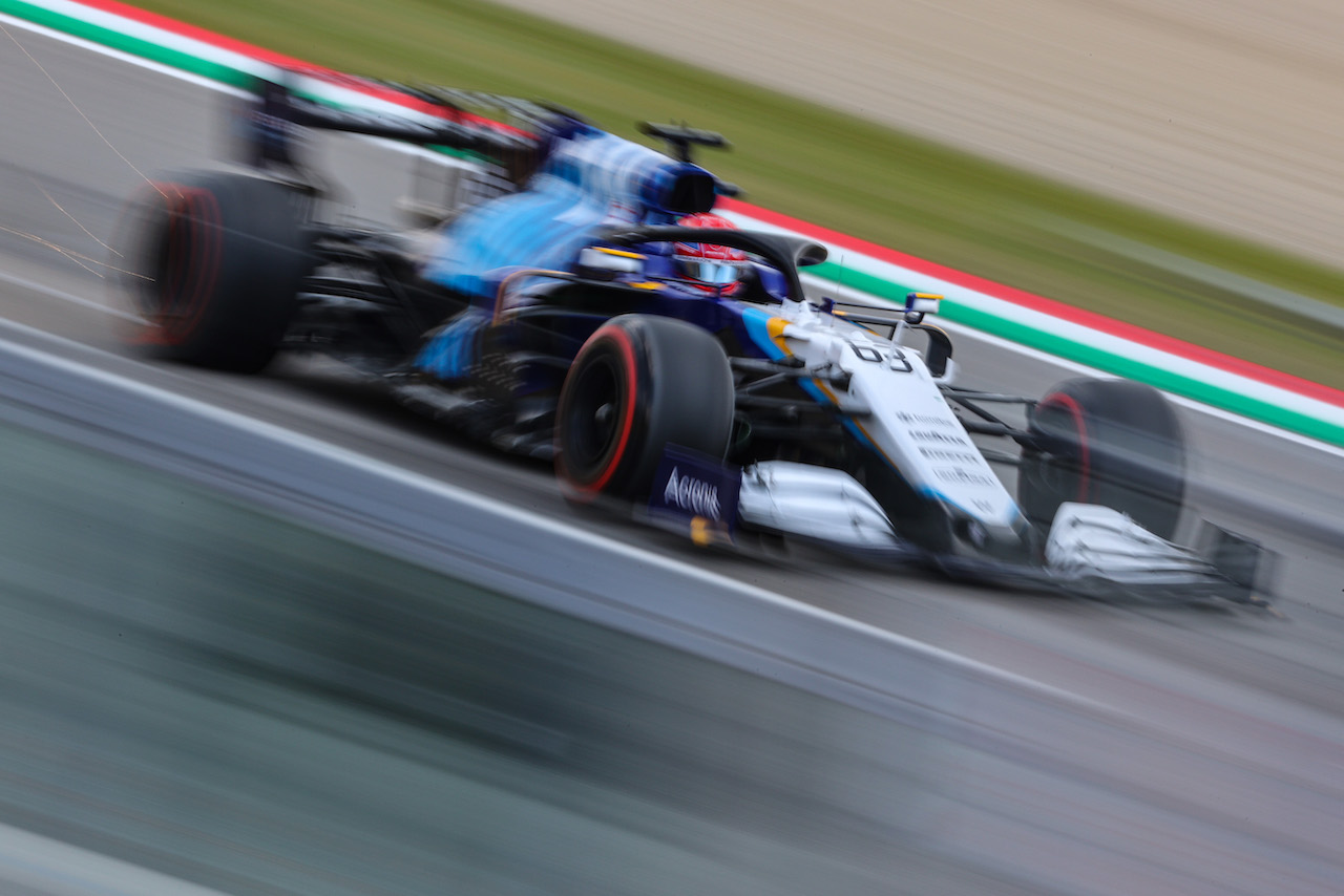 GP IMOLA, George Russell (GBR), Williams Racing 
17.04.2021. Formula 1 World Championship, Rd 2, Emilia Romagna Grand Prix, Imola, Italy, Qualifiche Day.
- www.xpbimages.com, EMail: requests@xpbimages.com © Copyright: Charniaux / XPB Images