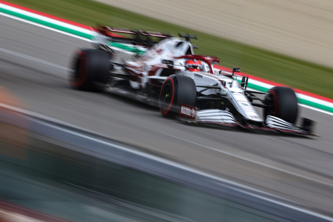 GP IMOLA, Kimi Raikkonen (FIN), Alfa Romeo Racing 
17.04.2021. Formula 1 World Championship, Rd 2, Emilia Romagna Grand Prix, Imola, Italy, Qualifiche Day.
- www.xpbimages.com, EMail: requests@xpbimages.com © Copyright: Charniaux / XPB Images