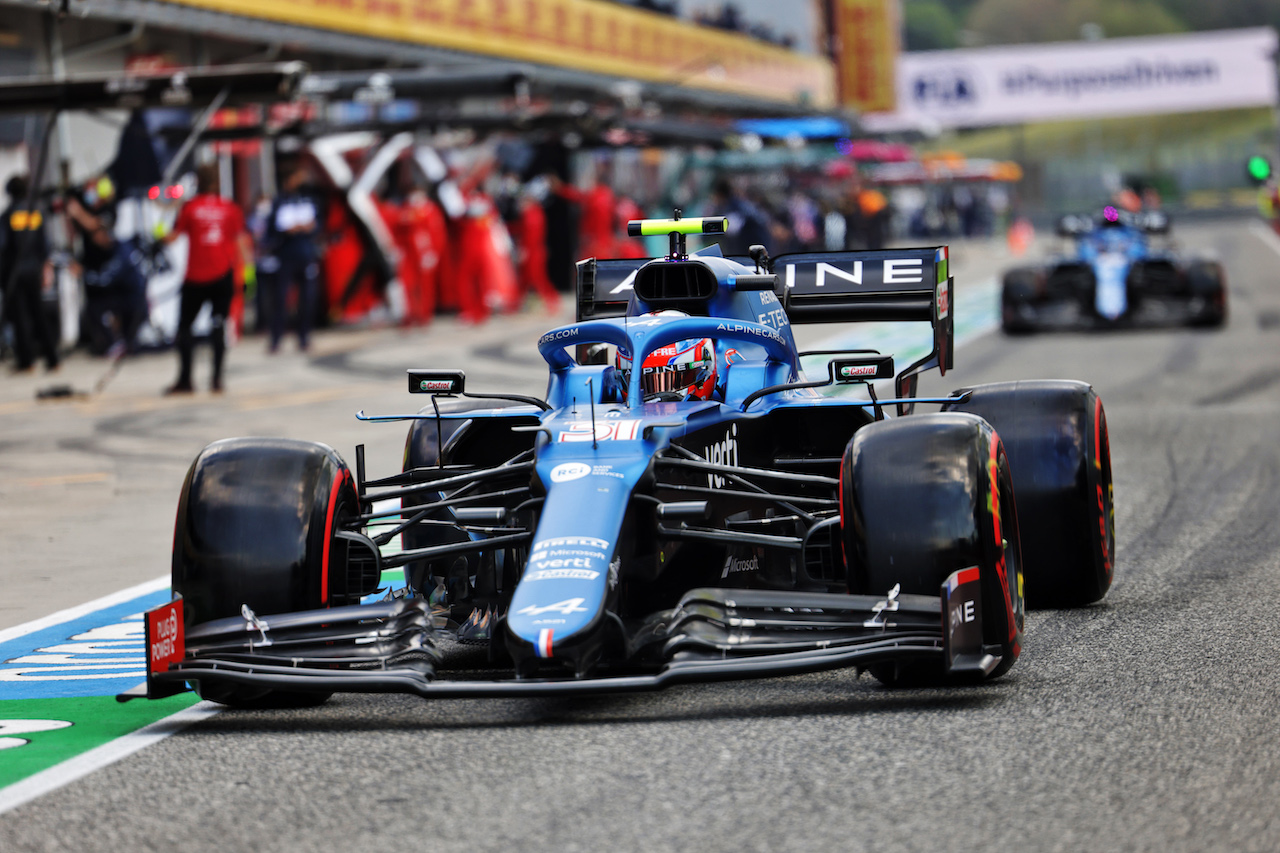GP IMOLA, Esteban Ocon (FRA) Alpine F1 Team A521.
17.04.2021. Formula 1 World Championship, Rd 2, Emilia Romagna Grand Prix, Imola, Italy, Qualifiche Day.
- www.xpbimages.com, EMail: requests@xpbimages.com © Copyright: Bearne / XPB Images