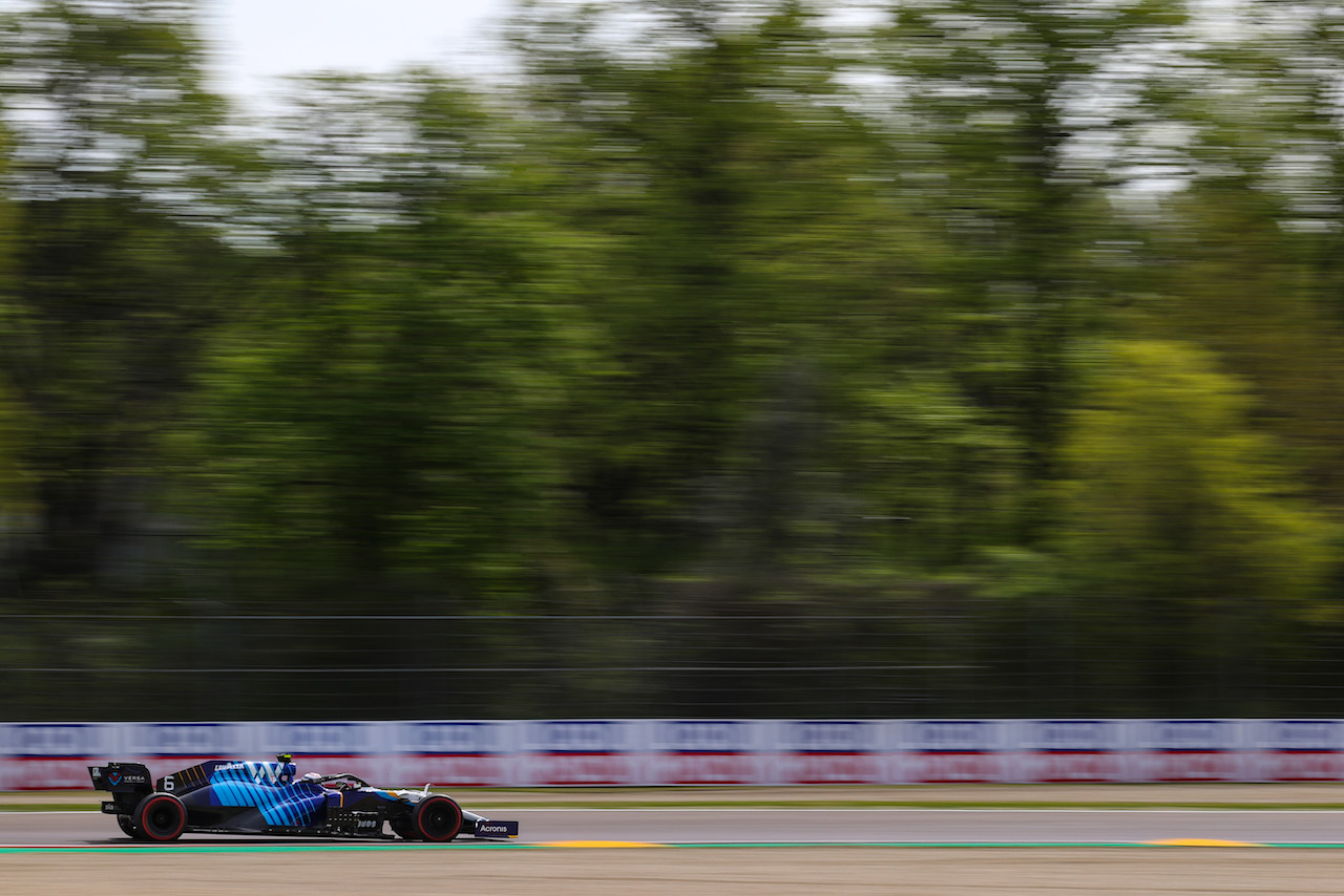 GP IMOLA, Nicholas Latifi (CDN), Williams Racing 
17.04.2021. Formula 1 World Championship, Rd 2, Emilia Romagna Grand Prix, Imola, Italy, Qualifiche Day.
- www.xpbimages.com, EMail: requests@xpbimages.com © Copyright: Charniaux / XPB Images