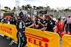 GP IMOLA, Lewis Hamilton (GBR) Mercedes AMG F1 celebrates his pole position with the team in qualifying parc ferme.
17.04.2021. Formula 1 World Championship, Rd 2, Emilia Romagna Grand Prix, Imola, Italy, Qualifiche Day.
- www.xpbimages.com, EMail: requests@xpbimages.com © Copyright: FIA Pool Image for Editorial Use Only