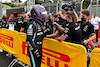 GP IMOLA, Lewis Hamilton (GBR) Mercedes AMG F1 celebrates his pole position with the team in qualifying parc ferme.
17.04.2021. Formula 1 World Championship, Rd 2, Emilia Romagna Grand Prix, Imola, Italy, Qualifiche Day.
- www.xpbimages.com, EMail: requests@xpbimages.com © Copyright: FIA Pool Image for Editorial Use Only