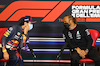 GP IMOLA, (L to R): Sergio Perez (MEX) Red Bull Racing e Lewis Hamilton (GBR) Mercedes AMG F1 in the post qualifying FIA Press Conference.
17.04.2021. Formula 1 World Championship, Rd 2, Emilia Romagna Grand Prix, Imola, Italy, Qualifiche Day.
- www.xpbimages.com, EMail: requests@xpbimages.com © Copyright: FIA Pool Image for Editorial Use Only