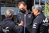 GP IMOLA, (L to R): Alain Prost (FRA) Alpine F1 Team Non-Executive Director with Laurent Rossi (FRA) Alpine Chief Executive Officer e Luca de Meo (ITA) Groupe Renault Chief Executive Officer.
17.04.2021. Formula 1 World Championship, Rd 2, Emilia Romagna Grand Prix, Imola, Italy, Qualifiche Day.
- www.xpbimages.com, EMail: requests@xpbimages.com © Copyright: Moy / XPB Images