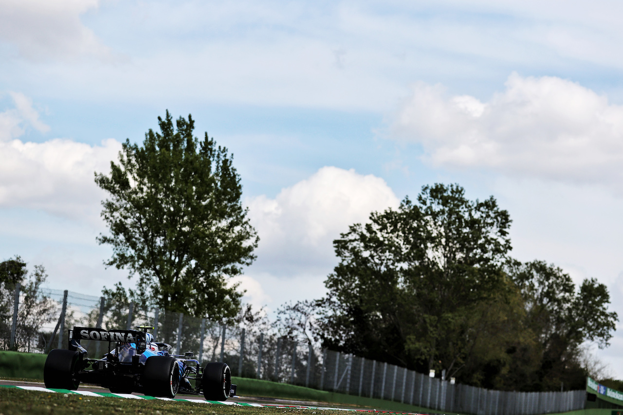 GP IMOLA, Nicholas Latifi (CDN) Williams Racing FW43B.
16.04.2021. Formula 1 World Championship, Rd 2, Emilia Romagna Grand Prix, Imola, Italy, Practice Day.
- www.xpbimages.com, EMail: requests@xpbimages.com © Copyright: Batchelor / XPB Images