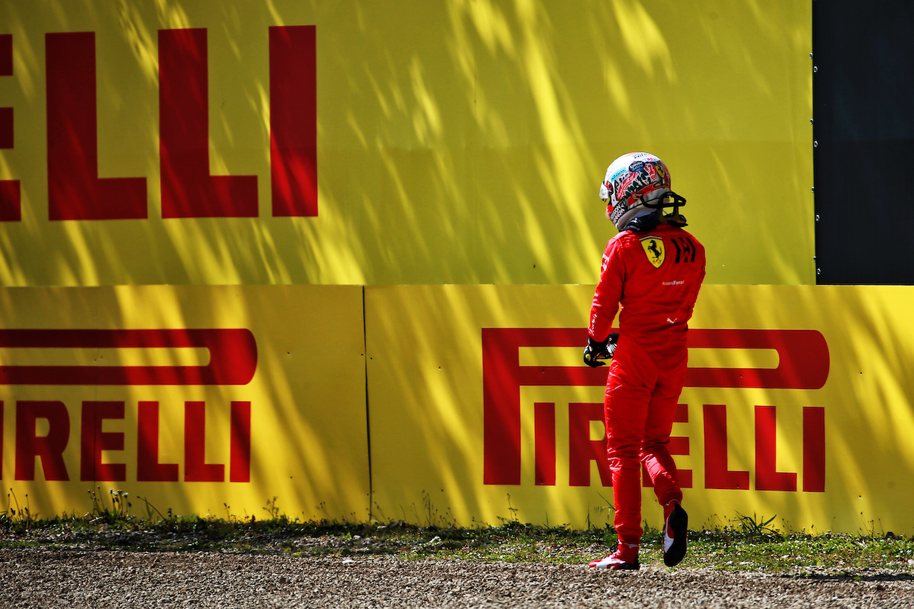 GP IMOLA, Charles Leclerc (MON) Ferrari crashed in the second practice session.
16.04.2021. Formula 1 World Championship, Rd 2, Emilia Romagna Grand Prix, Imola, Italy, Practice Day.
- www.xpbimages.com, EMail: requests@xpbimages.com © Copyright: Coster / XPB Images