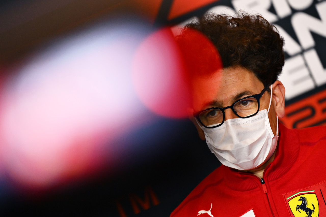 GP IMOLA, Mattia Binotto (ITA) Ferrari Team Principal in the FIA Press Conference.
16.04.2021. Formula 1 World Championship, Rd 2, Emilia Romagna Grand Prix, Imola, Italy, Practice Day.
- www.xpbimages.com, EMail: requests@xpbimages.com © Copyright: FIA Pool Image for Editorial Use Only