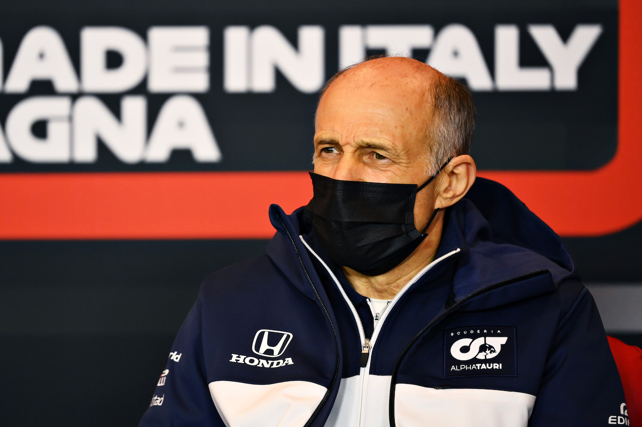 GP IMOLA, Franz Tost (AUT) AlphaTauri Team Principal in the FIA Press Conference.
16.04.2021. Formula 1 World Championship, Rd 2, Emilia Romagna Grand Prix, Imola, Italy, Practice Day.
- www.xpbimages.com, EMail: requests@xpbimages.com © Copyright: FIA Pool Image for Editorial Use Only