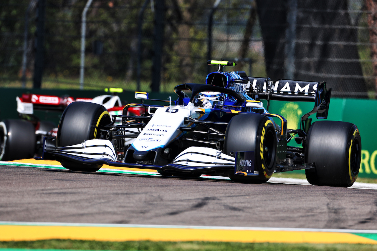 GP IMOLA, Nicholas Latifi (CDN) Williams Racing FW43B.
16.04.2021. Formula 1 World Championship, Rd 2, Emilia Romagna Grand Prix, Imola, Italy, Practice Day.
- www.xpbimages.com, EMail: requests@xpbimages.com © Copyright: Charniaux / XPB Images