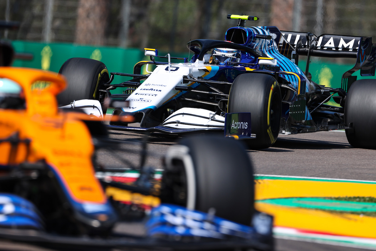 GP IMOLA, Nicholas Latifi (CDN), Williams Racing 
16.04.2021. Formula 1 World Championship, Rd 2, Emilia Romagna Grand Prix, Imola, Italy, Practice Day.
- www.xpbimages.com, EMail: requests@xpbimages.com ¬© Copyright: Charniaux / XPB Images