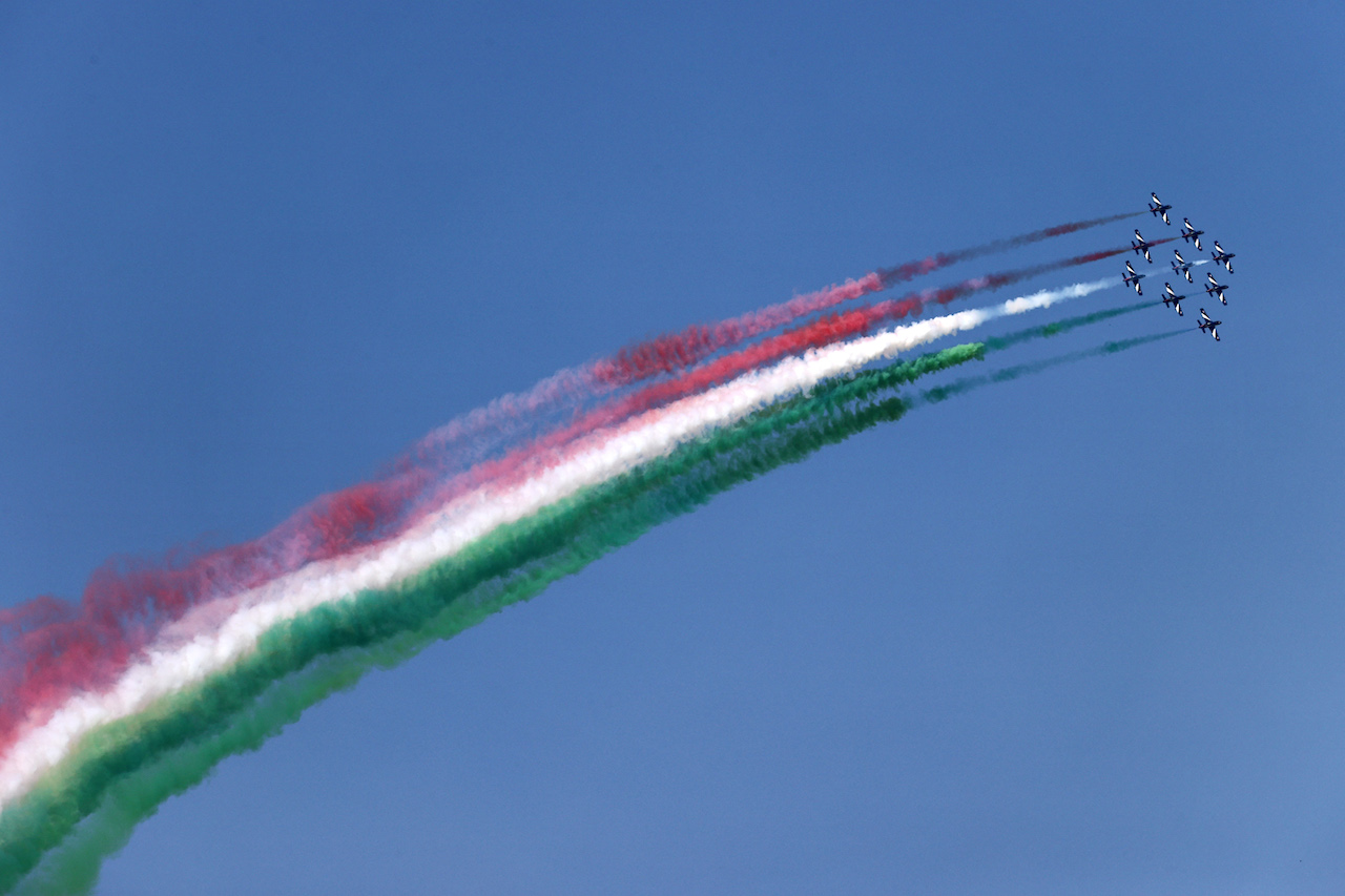 GP ITALIA, griglia Atmosfera - Italian Air Force.
12.09.2021. Formula 1 World Championship, Rd 14, Italian Grand Prix, Monza, Italy, Gara Day.
- www.xpbimages.com, EMail: requests@xpbimages.com © Copyright: Moy / XPB Images