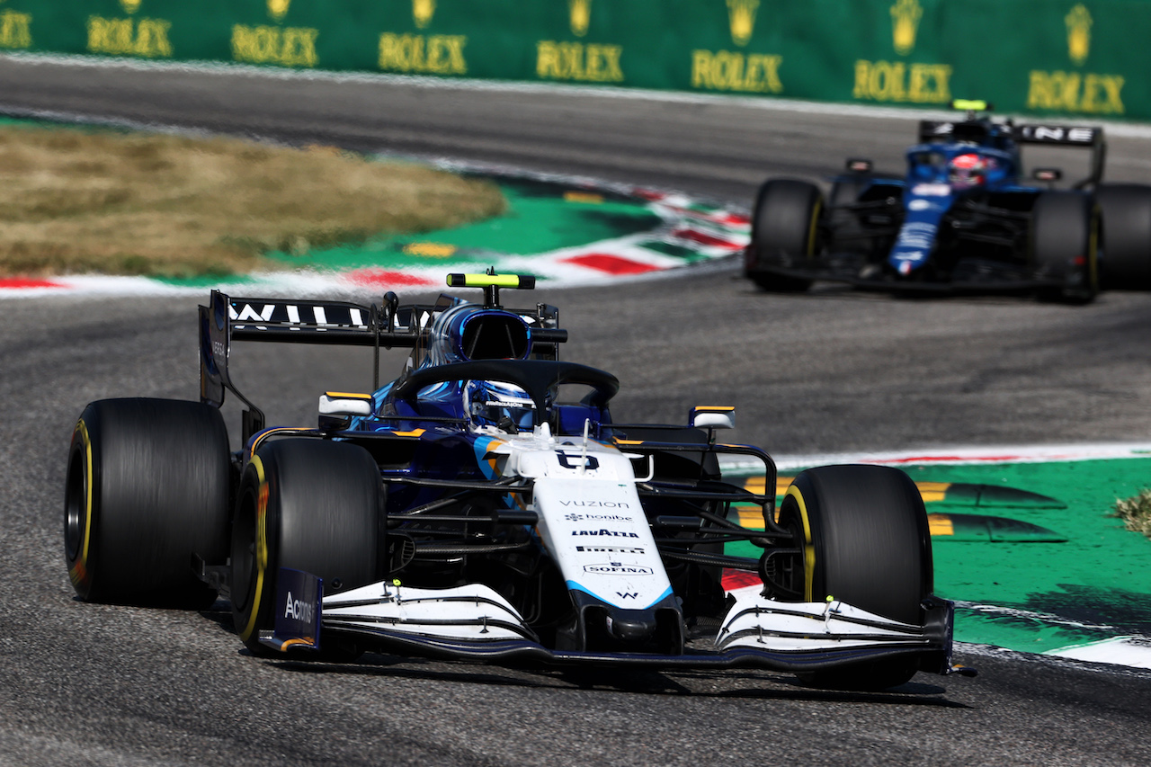 GP ITALIA, Nicholas Latifi (CDN) Williams Racing FW43B.
12.09.2021. Formula 1 World Championship, Rd 14, Italian Grand Prix, Monza, Italy, Gara Day.
- www.xpbimages.com, EMail: requests@xpbimages.com © Copyright: Charniaux / XPB Images