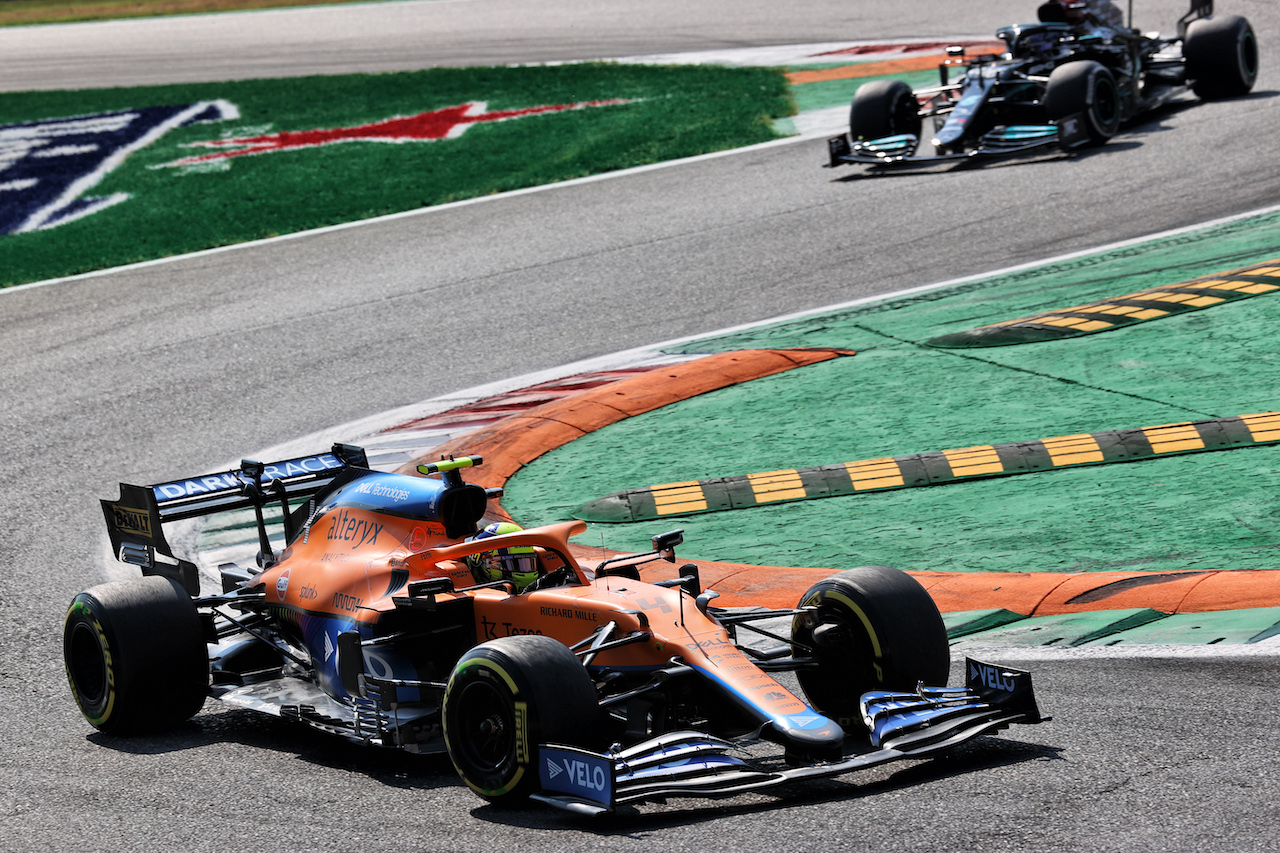 GP ITALIA, Lando Norris (GBR) McLaren MCL35M.
12.09.2021. Formula 1 World Championship, Rd 14, Italian Grand Prix, Monza, Italy, Gara Day.
- www.xpbimages.com, EMail: requests@xpbimages.com © Copyright: Batchelor / XPB Images