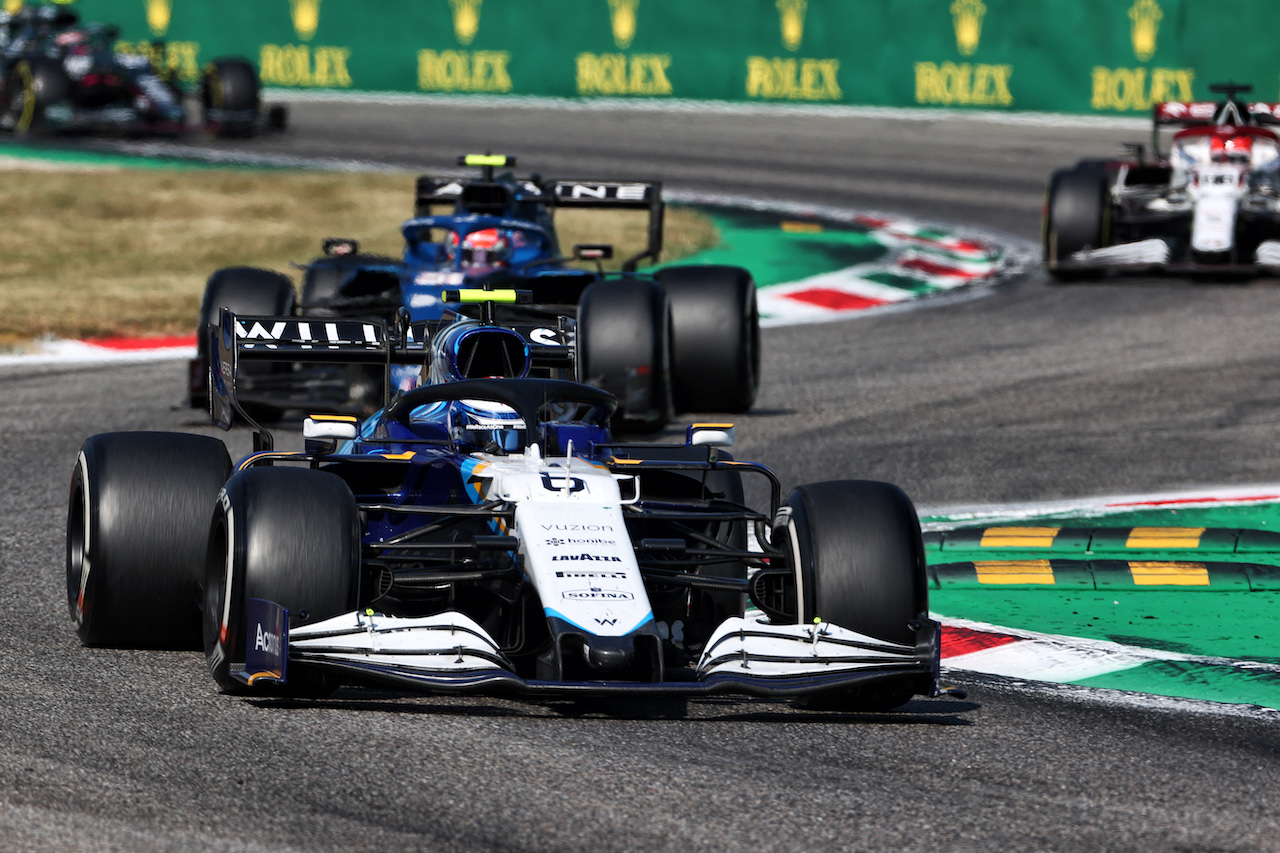 GP ITALIA, Nicholas Latifi (CDN) Williams Racing FW43B.
12.09.2021. Formula 1 World Championship, Rd 14, Italian Grand Prix, Monza, Italy, Gara Day.
- www.xpbimages.com, EMail: requests@xpbimages.com © Copyright: Charniaux / XPB Images