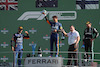 GP ITALIA, 2nd place Lando Norris (GBR) McLaren MCL35M with Zak Brown (USA) McLaren Executive Director, 1st place Daniel Ricciardo (AUS) McLaren MCL35M e 3rd place Valtteri Bottas (FIN) Mercedes AMG F1 W12.
12.09.2021. Formula 1 World Championship, Rd 14, Italian Grand Prix, Monza, Italy, Gara Day.
- www.xpbimages.com, EMail: requests@xpbimages.com © Copyright: Batchelor / XPB Images