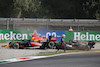 GP ITALIA, 
Max Verstappen (NLD) Red Bull Racing RB16B e Lewis Hamilton (GBR) Mercedes AMG F1 W12 crash at the first chicane.
12.09.2021. Formula 1 World Championship, Rd 14, Italian Grand Prix, Monza, Italy, Gara Day.
- www.xpbimages.com, EMail: requests@xpbimages.com © Copyright: XPB Images