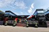 GP ITALIA, Alpine F1 Team motorhome in the paddock.
09.09.2021. Formula 1 World Championship, Rd 14, Italian Grand Prix, Monza, Italy, Preparation Day.
- www.xpbimages.com, EMail: requests@xpbimages.com © Copyright: Moy / XPB Images